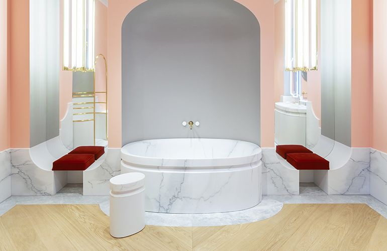 L'esprit du bain - La salle de bains Alexis Mabille x Jacob Delafon