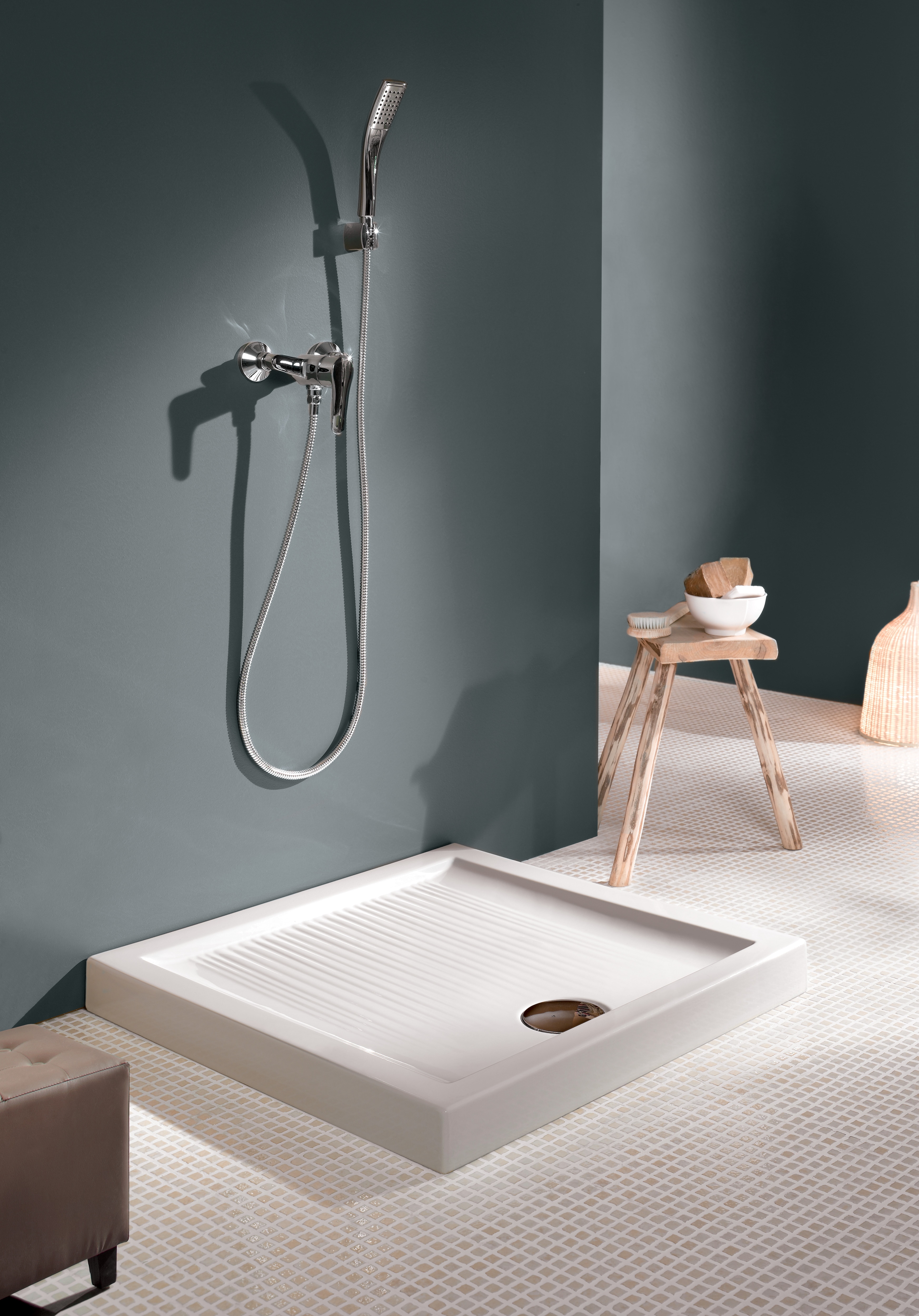 Le receveur KYREO installé sous sa forme à poser